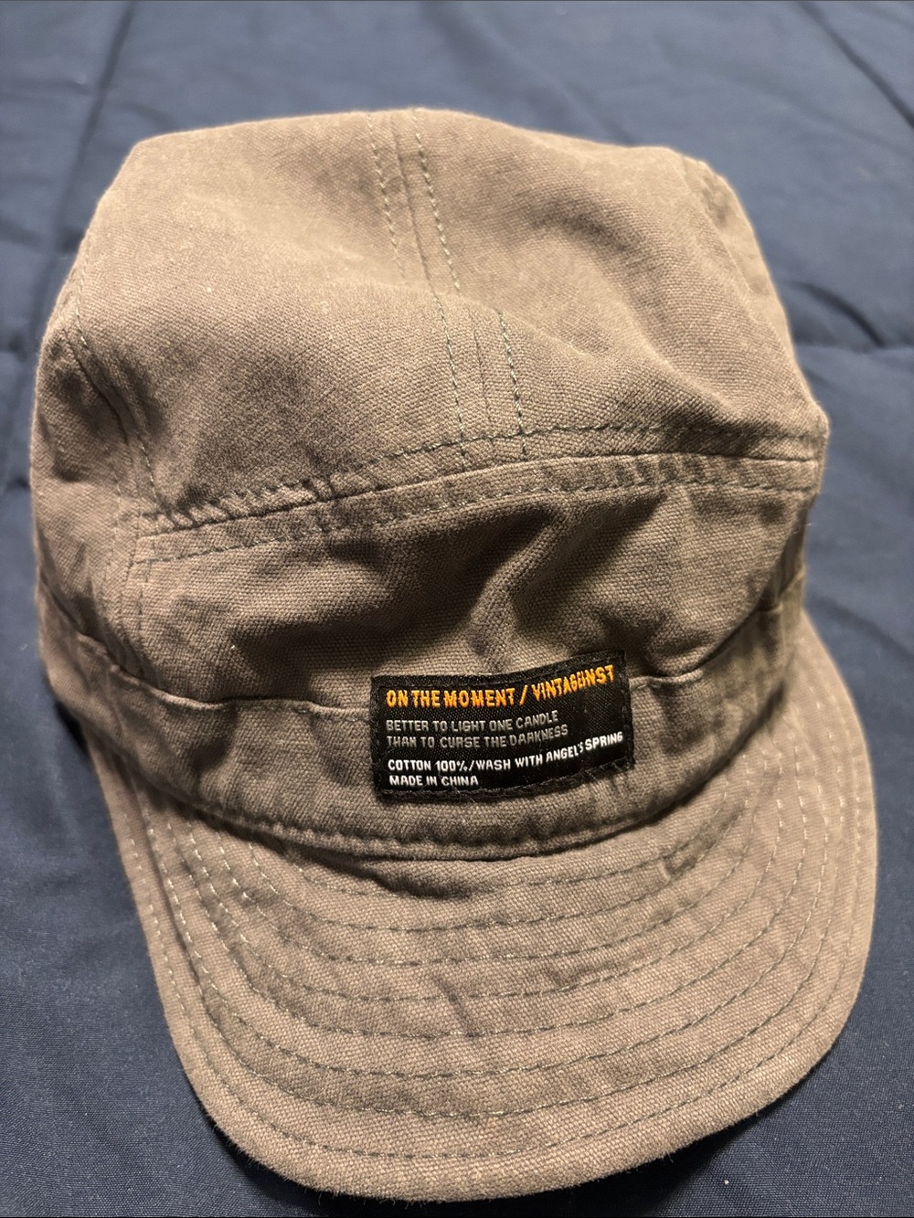 Vintage-Inspired Men's Cotton Cap - Picture 7 of 8